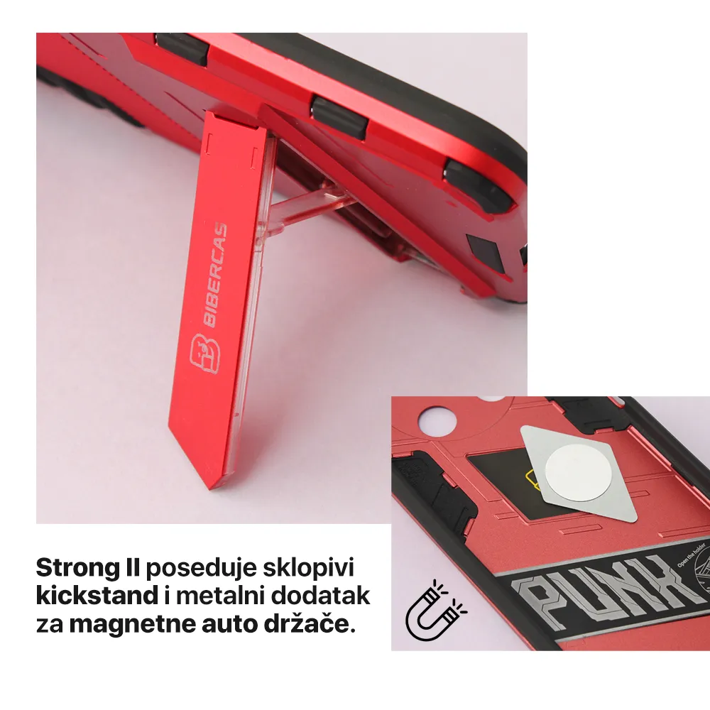 Maska Strong II za iPhone 14 6.1 crvena