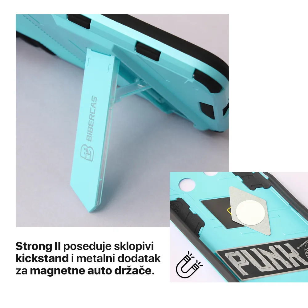 Maska Strong II za iPhone 14 6.1 svetlo plava