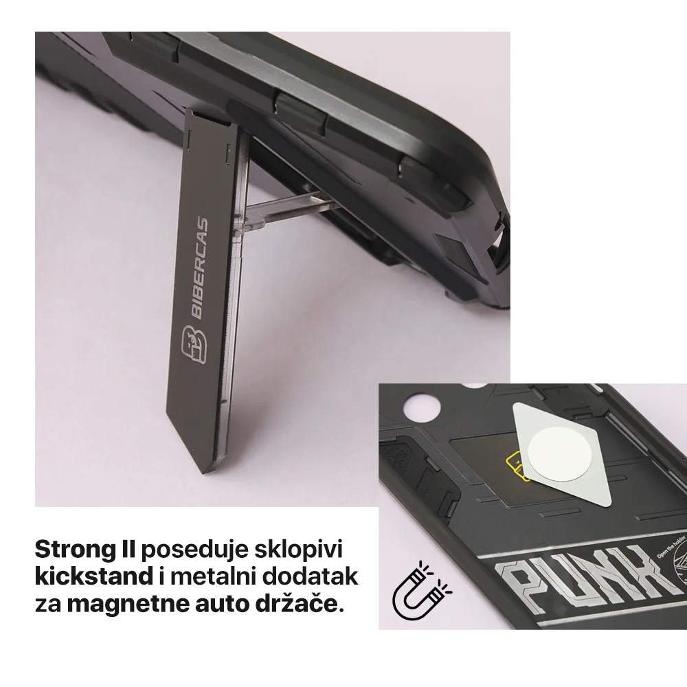 Maska Strong II za iPhone 14 Plus 6.7 crna