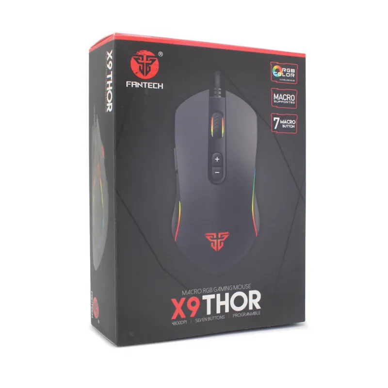 Mis Gaming Fantech X9 Thor crni