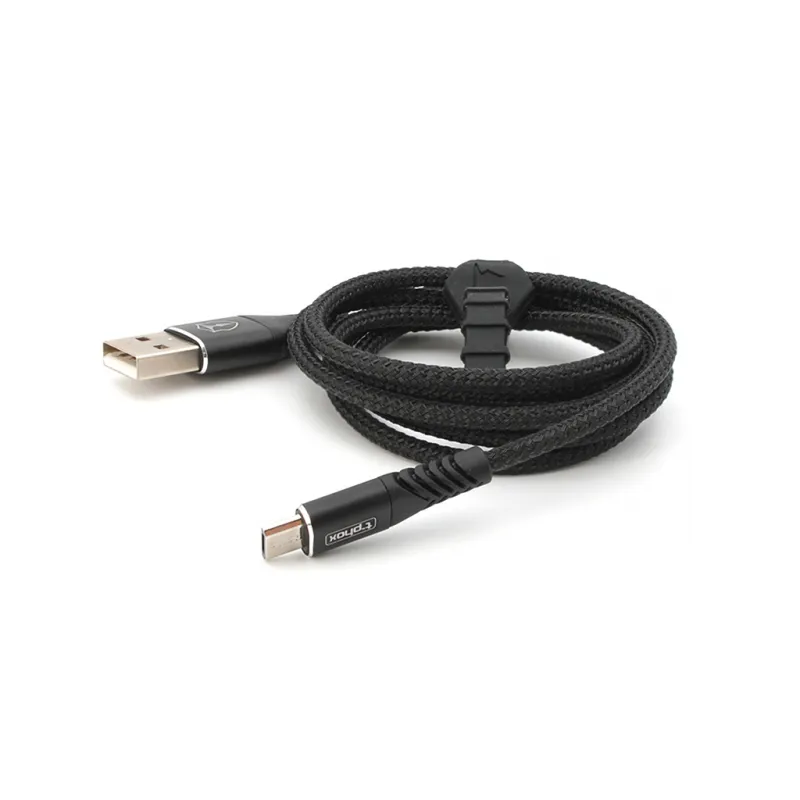 Data kabl T-phox Jagger T-M814 Micro USB 2.4A crni 1m