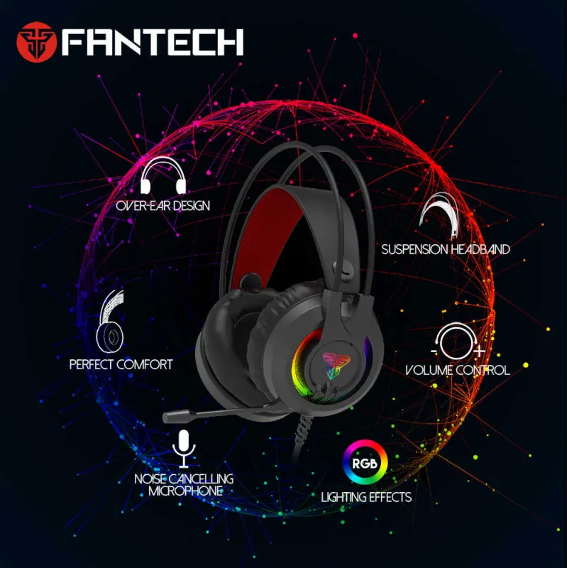 Slusalice Gaming Fantech HG20 Chief II crne