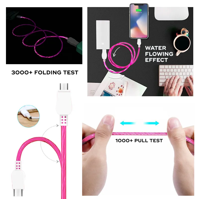 Data kabl KUCIPA K220 micro USB 1m pink