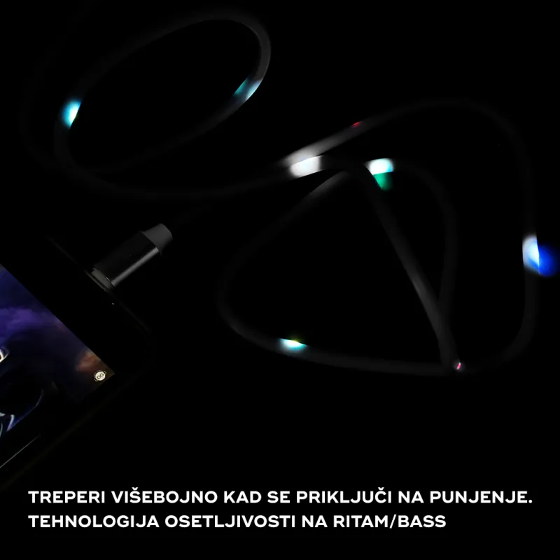 Data kabl KUCIPA K257 micro USB 1m crni