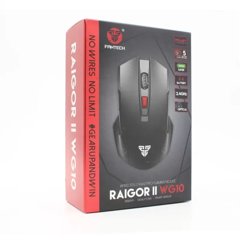 Mis Wireless Fantech WG10 Raigor II sivi