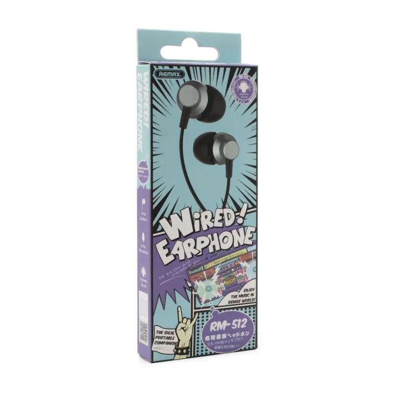 Slusalice REMAX RM-512 crne