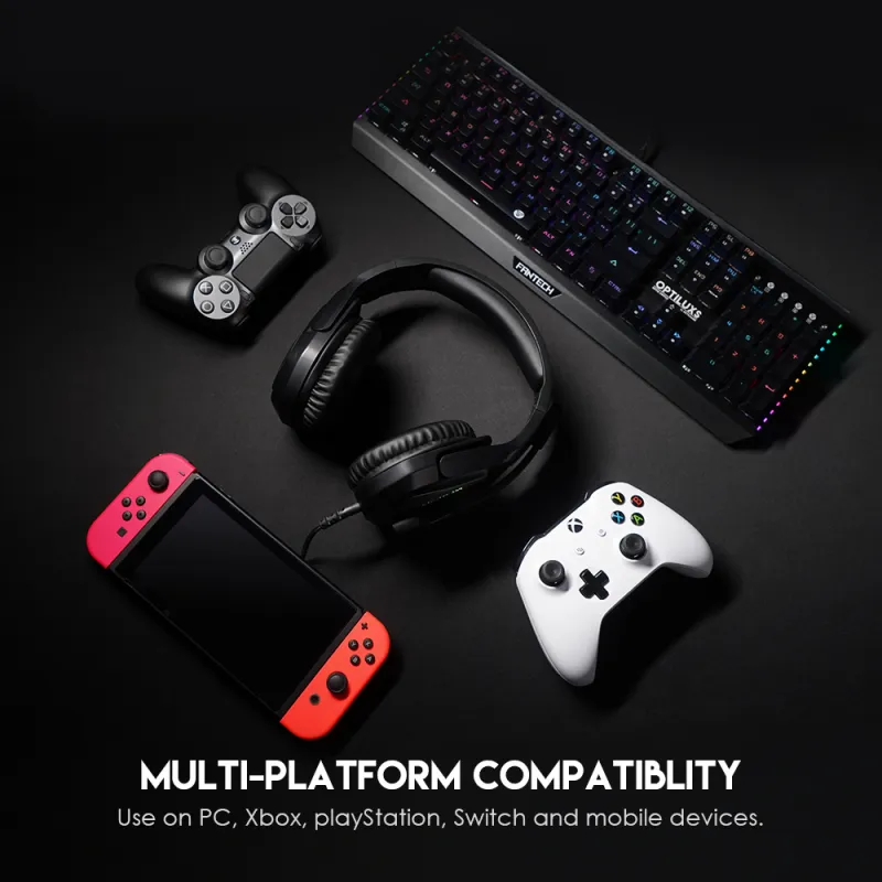 Slusalice Gaming Fantech MH84 Jade crne