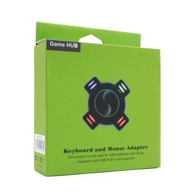 Game HUB adapter za USB mis i tastaturu crni