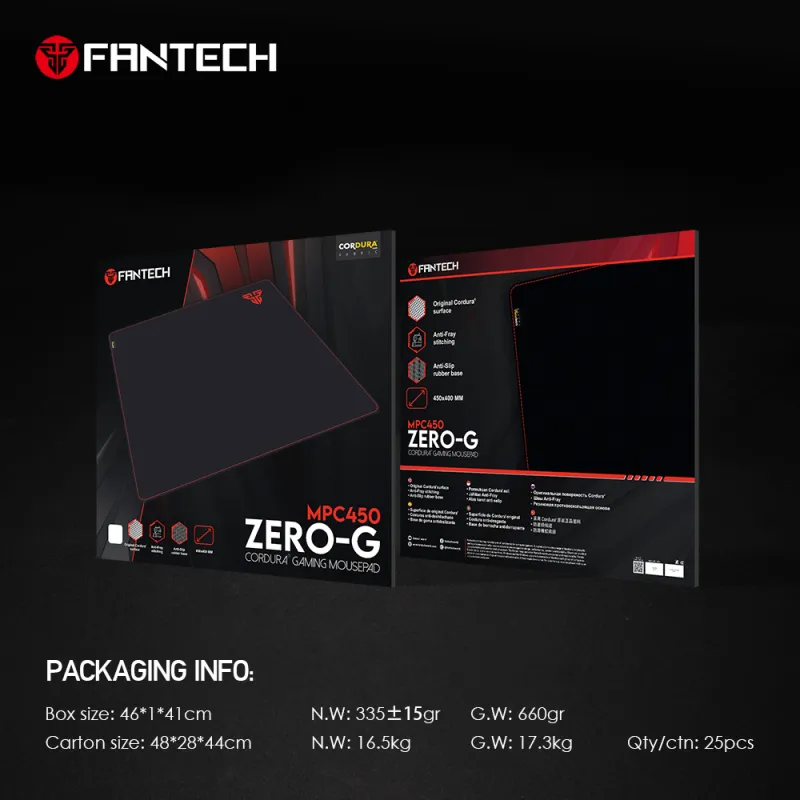 Podloga za mis Fantech MPC450 Zero-G crna