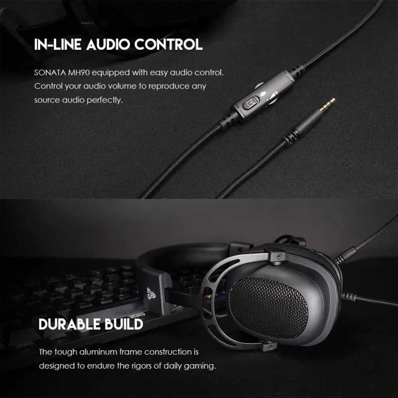 Slusalice Gaming Fantech MH90 Sonata crne