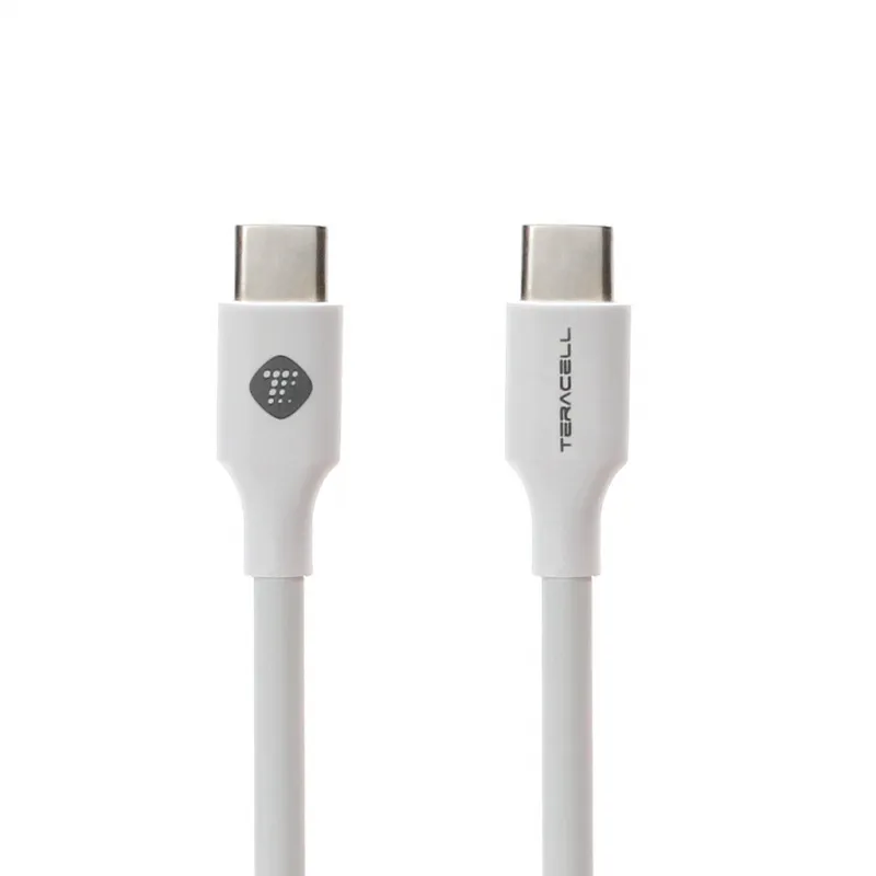 Data kabl Teracell Plus PD Type C na Type C beli 2m