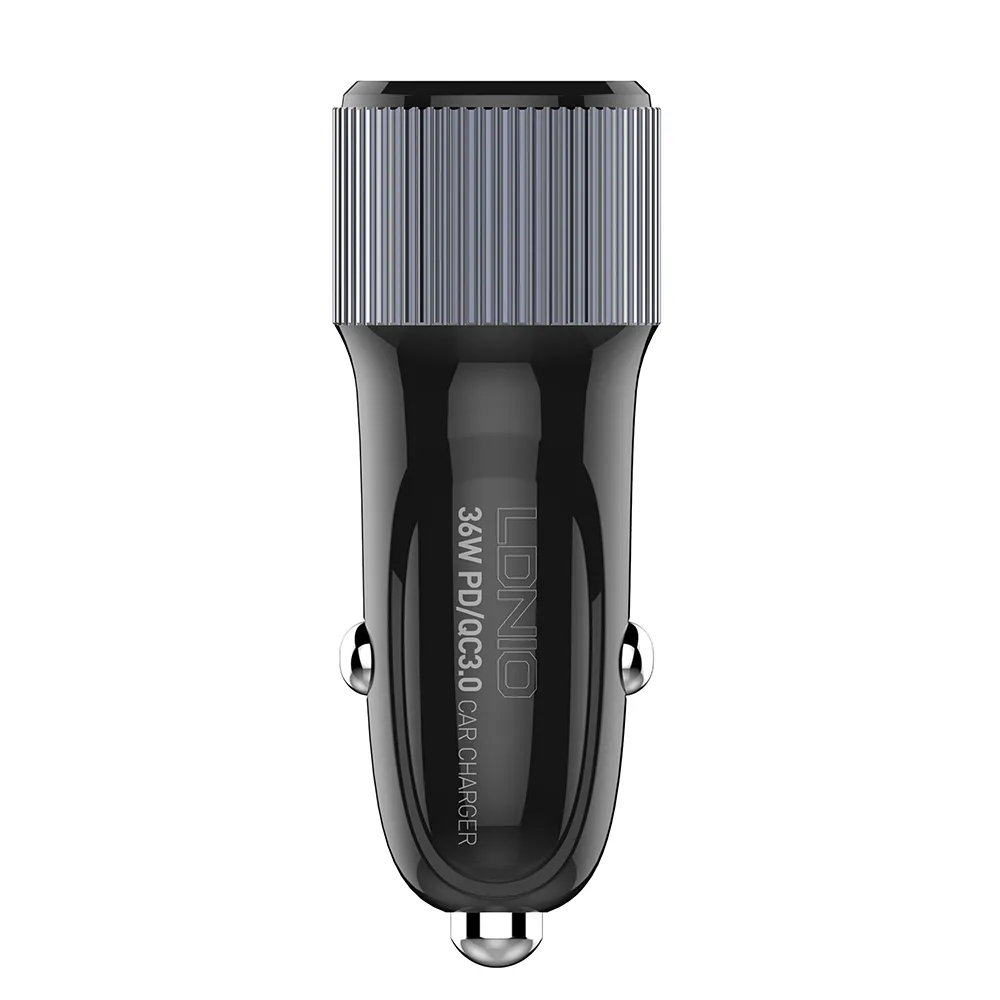 Auto punjac LDNIO C510Q PD/QC3.0 36W sa Type C na iPhone lightning kablom