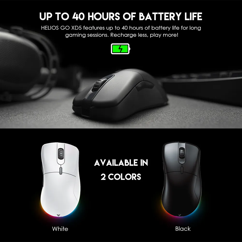 Mis Wireless Gaming Fantech XD5 Helios GO crni