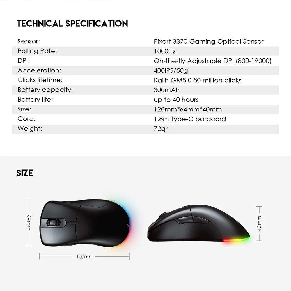 Mis Wireless Gaming Fantech XD5 Helios GO Space Edition