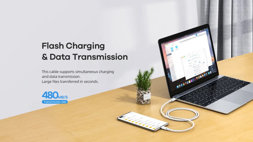 Data kabl REMAX RC-191 Fast Charging PD 65W Type C na Type C beli