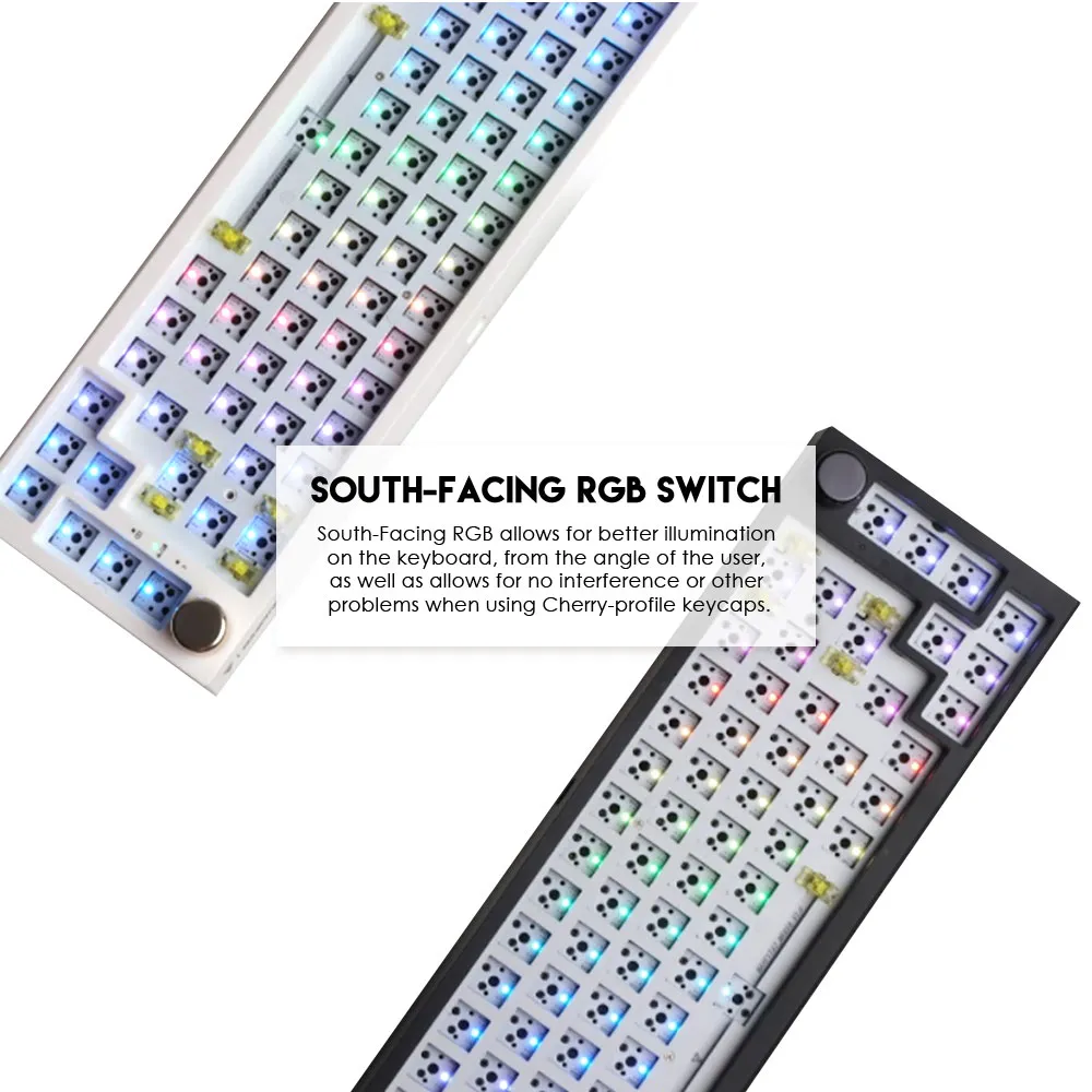 Tastatura Mehanicka Gaming Fantech MK858 RGB Maxfit67 Space Edition (white switch)
