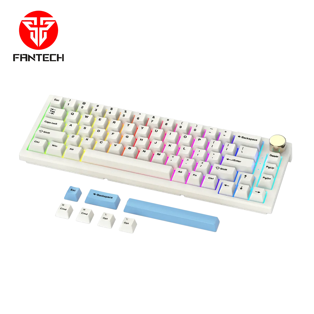 Tastatura Mehanicka Gaming Fantech MK858 RGB Maxfit67 Space Edition (white switch)
