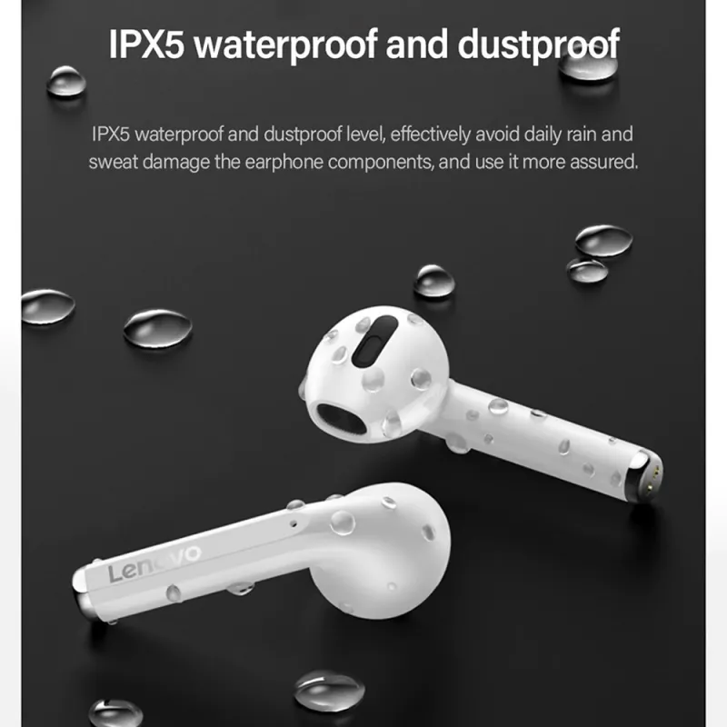 Bluetooth slusalice Lenovo LP2 Airpods crne HQ