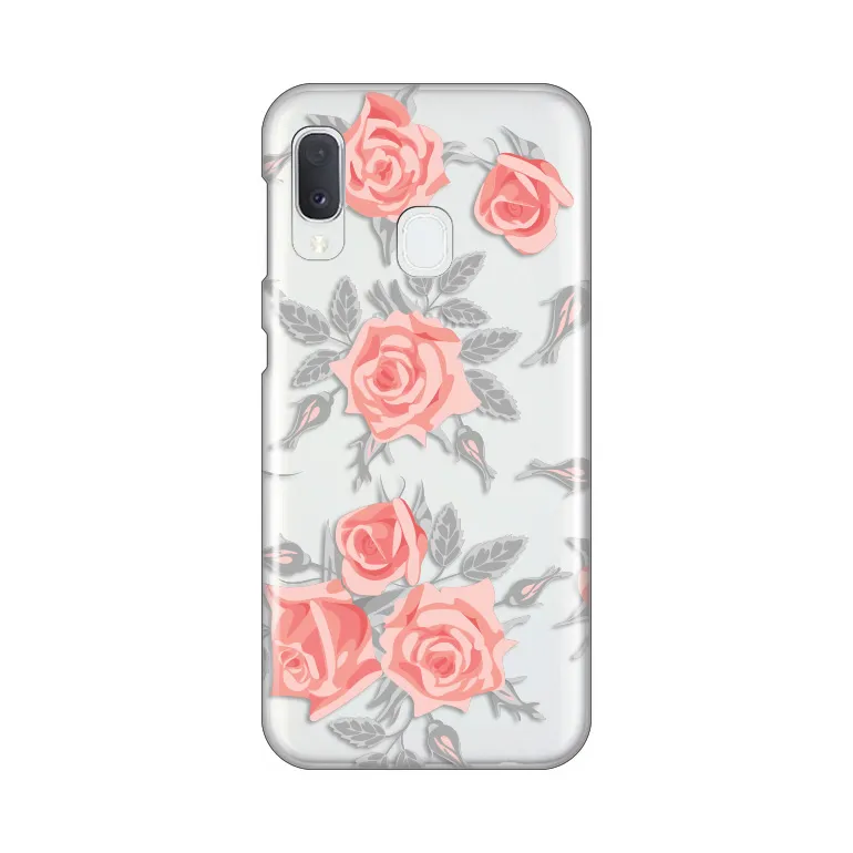 Maska Silikonska Print Skin za Samsung A202F Galaxy A20e Elegant Roses