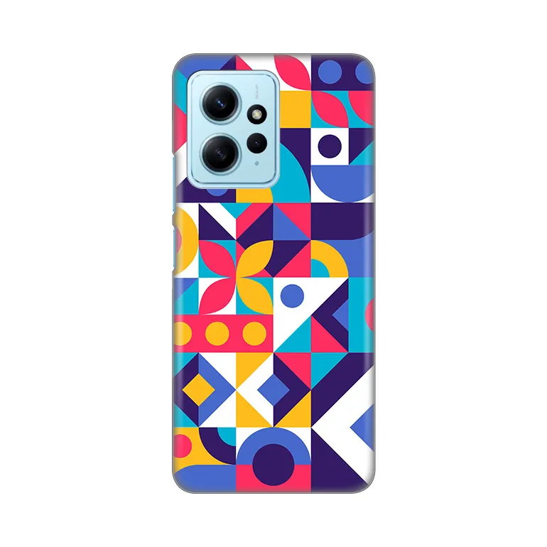 Maska Silikonska Print Skin za Xiaomi Redmi Note 12 4G (EU) Colorful Mosaic