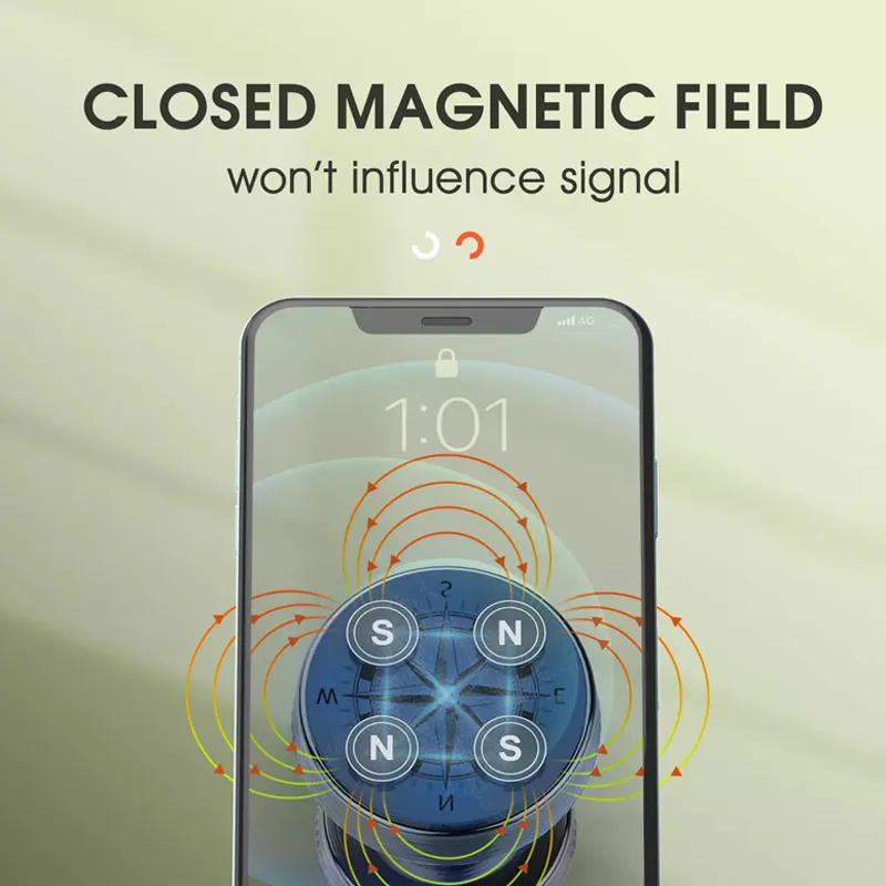 Auto stalak za ventilaciju LDNIO MG08 crni