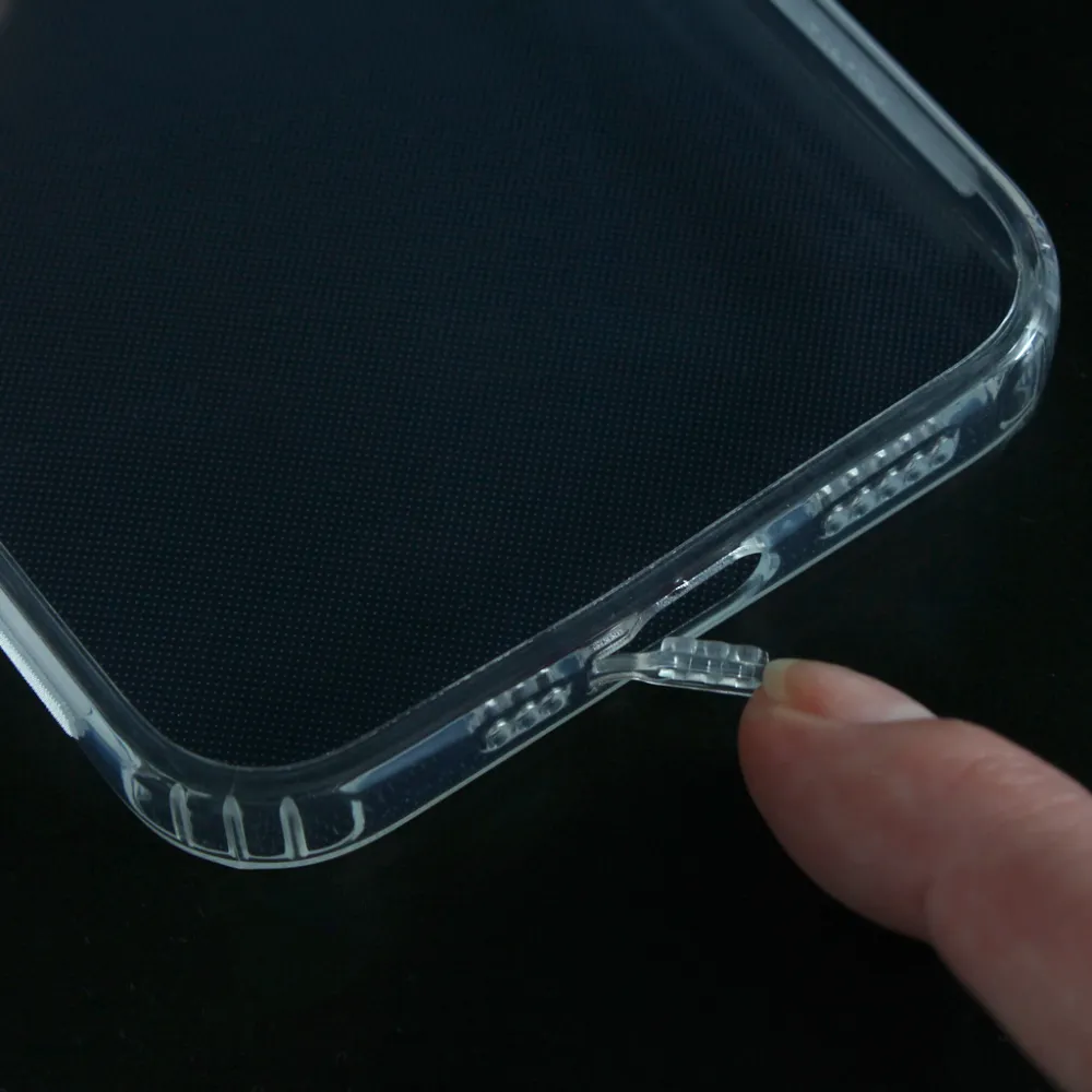 Maska silikonska Ultra Thin with pluggy za iPhone 14 Plus 6.7 transparent