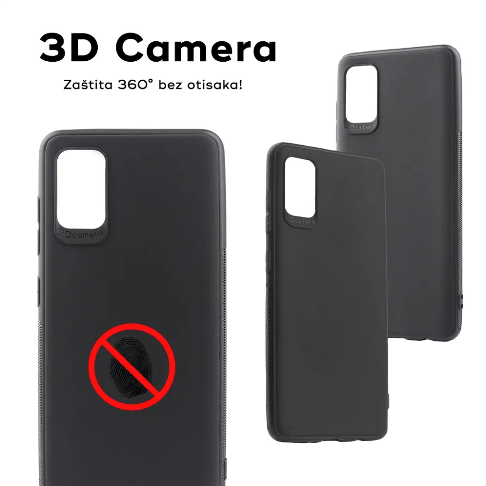 Maska 3D Camera za iPhone 14 Pro Max 6.7 crna