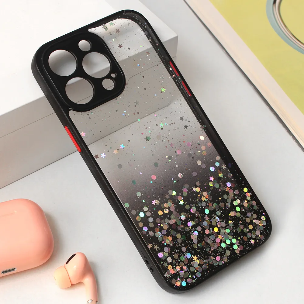 Maska Frame Glitter za iPhone 14 Pro Max 6.7 crna