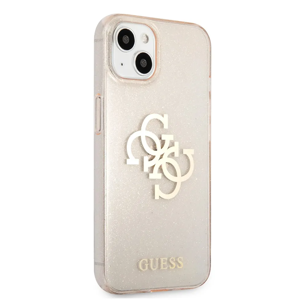 Maska Guess Hc Glitter Big za iPhone 13 6.1 zlatna ( GUHCP13MPCUGL4GGO)