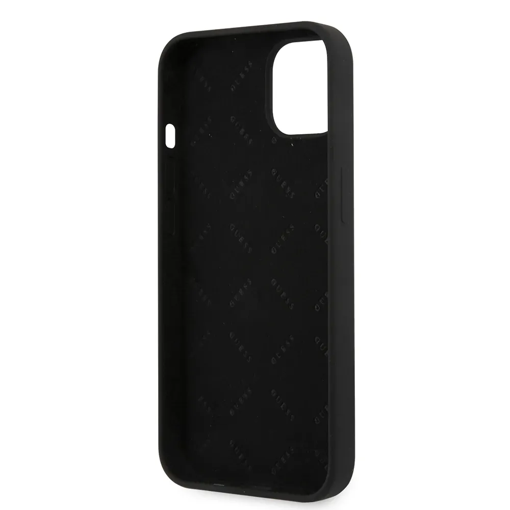 Maska Guess Hc Silicone za iPhone 13 6.1 crna (GUHCP13MLS4GGBK)