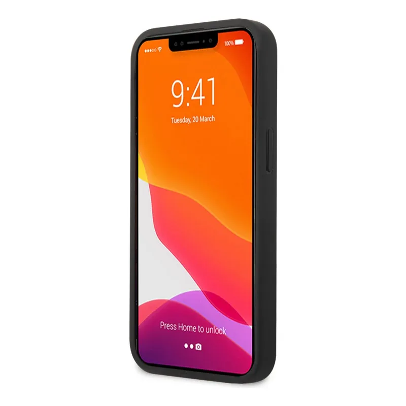 Maska Guess Stripe za iPhone 13 6.1 siva (GUHCP13M4GDGR)