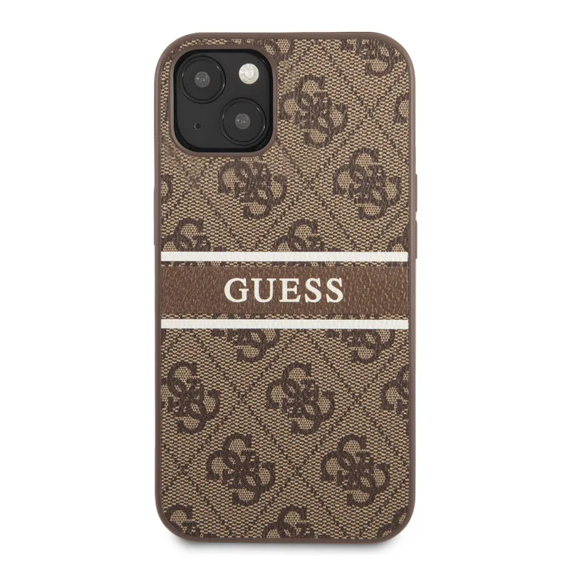 Maska Guess Stripe za iPhone 13 6.1 braon  (GUHCP13M4GDBR)