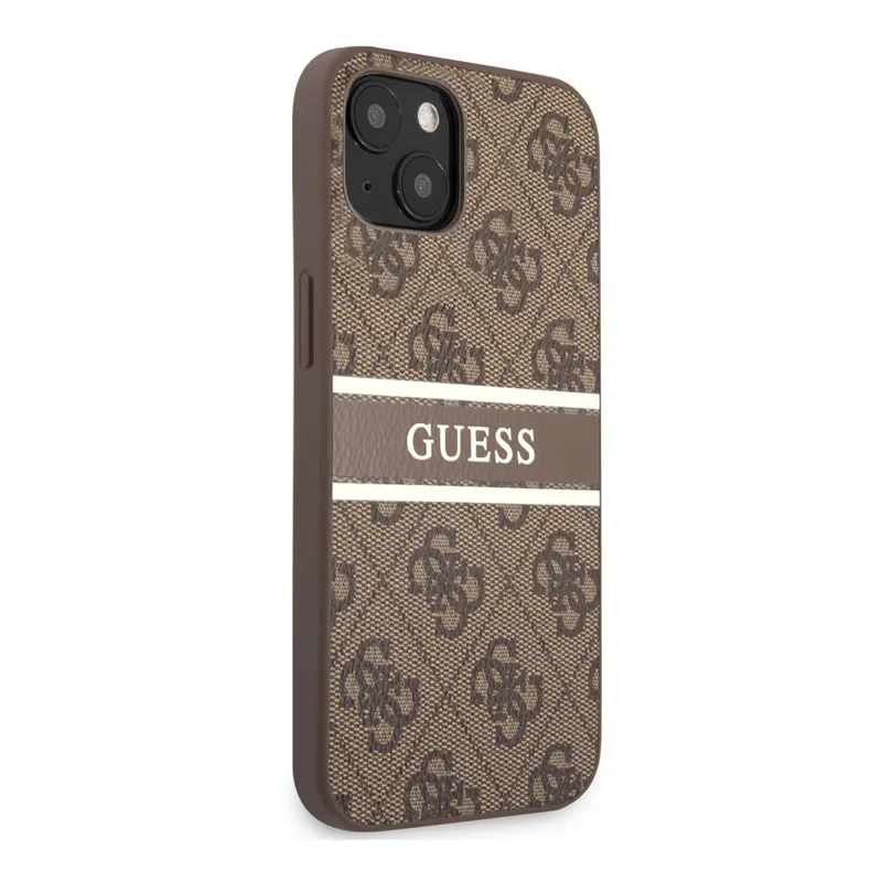 Maska Guess Stripe za iPhone 13 6.1 braon  (GUHCP13M4GDBR)