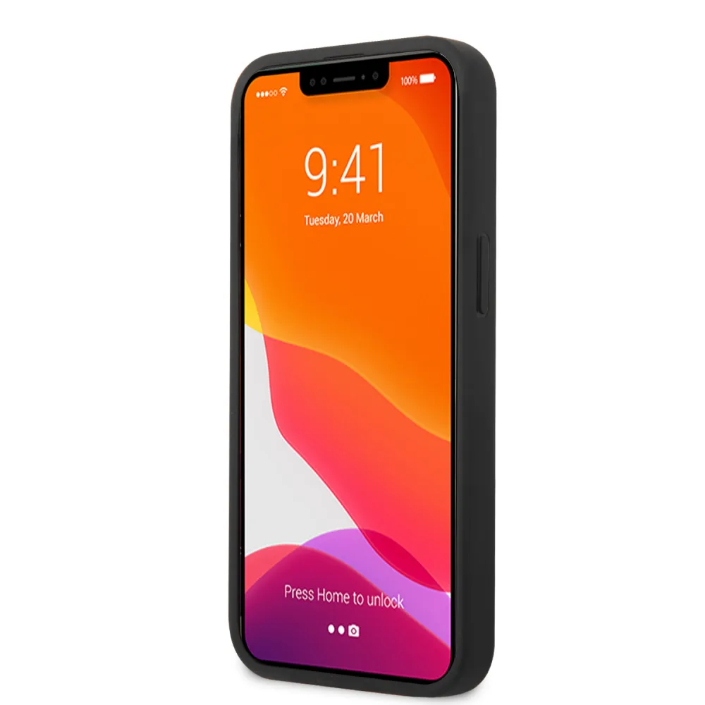 Maska Guess Saffiano Big za iPhone 13 6.1 crna (GUHCP13MSA4GSBK)