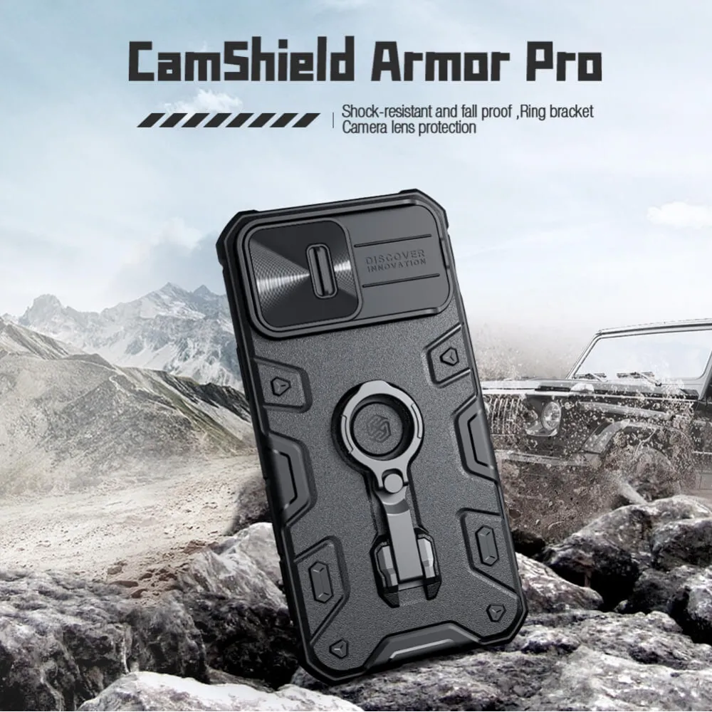 Maska Nillkin CamShield Armor Pro Magnetic za iPhone 14 Plus 6.7 crna