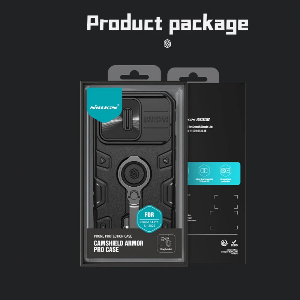 Maska Nillkin CamShield Armor Pro za iPhone 14 Plus 6.7 crna