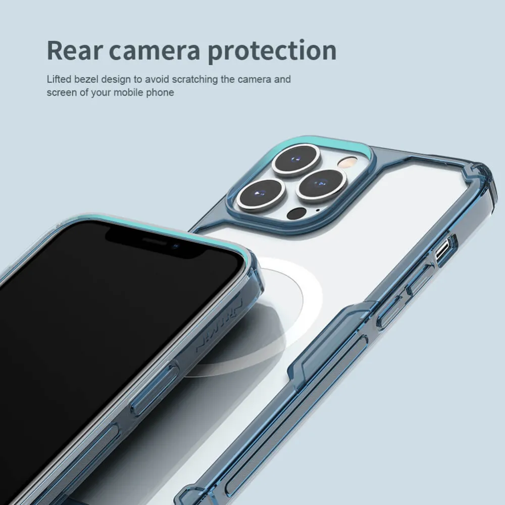 Maska Nillkin Nature Pro Magnetic za iPhone 14 Pro Max 6.7 plava