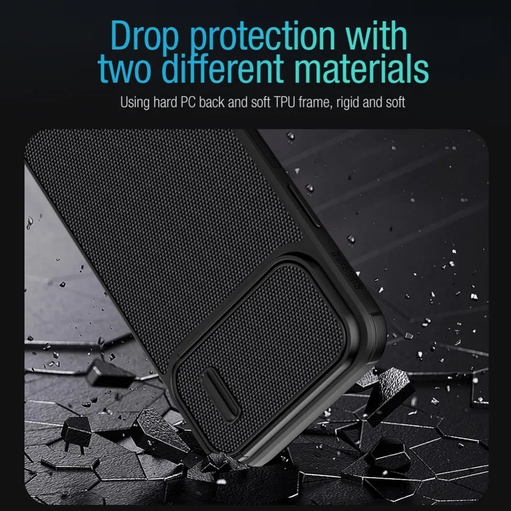 Maska Nillkin Textured S za iPhone 14 Plus 6.7 crna