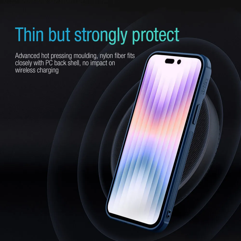 Maska Nillkin Textured S za iPhone 14 Plus 6.7 crna