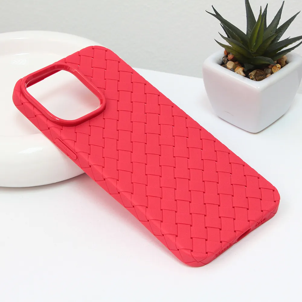 Maska Weave case za iPhone 14 Pro Max 6.7 crvena