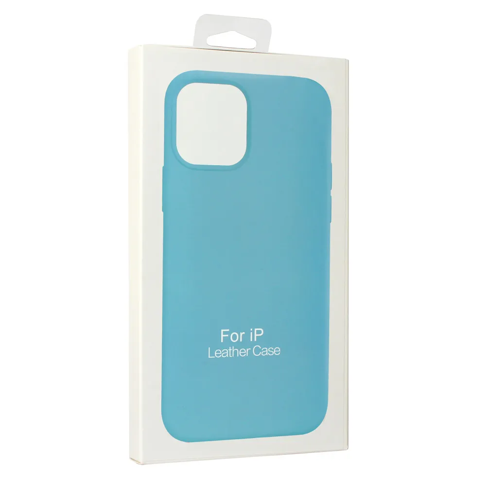 Maska Beautiful Shine Leather iPhone 14 Plus 6.7 svetlo plava