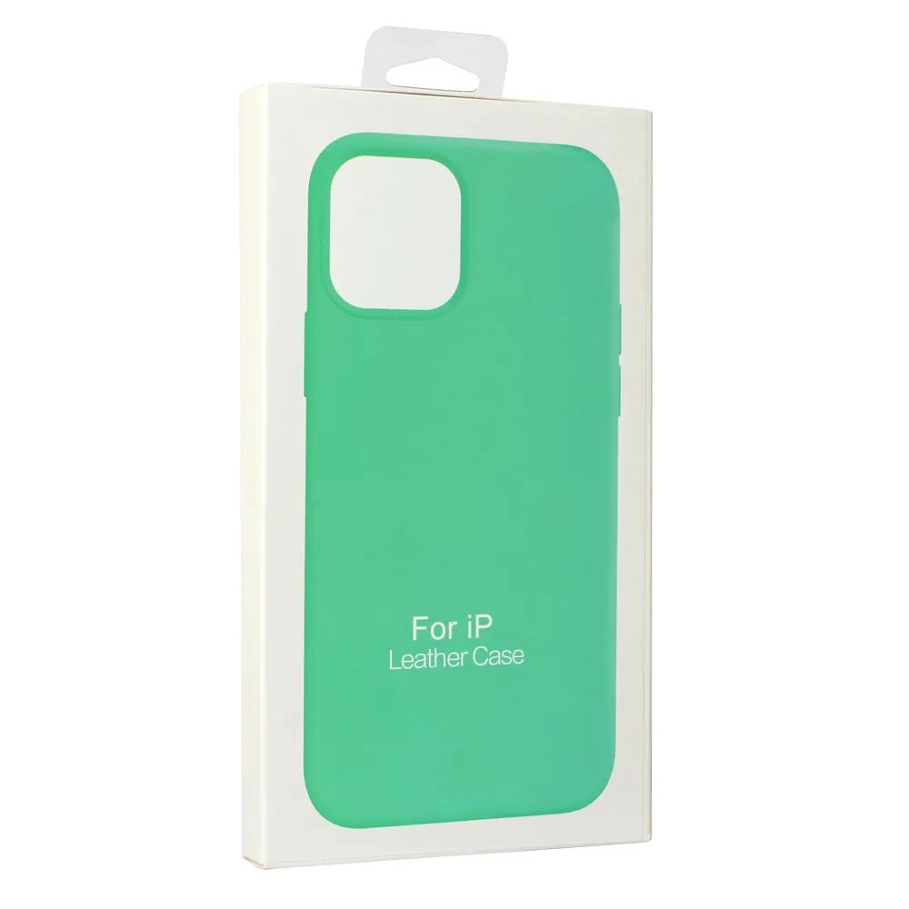 Maska Beautiful Shine Leather iPhone 14 Plus 6.7 mint