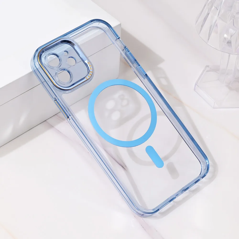 Maska Magsafe Camera Color za iPhone 12 6.1 svetlo plava