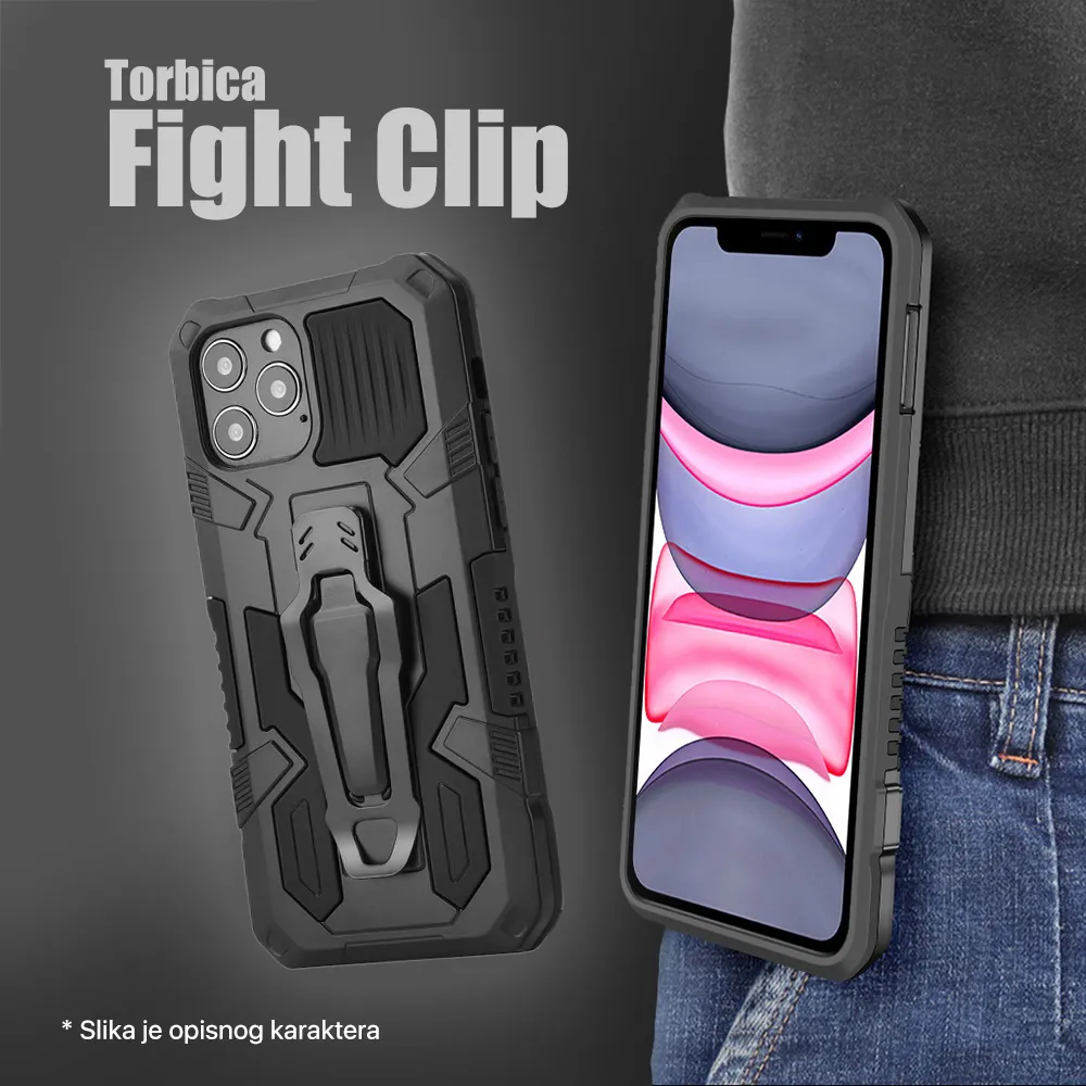 Maska Fight Clip za iPhone 14 Pro 6.1 crna