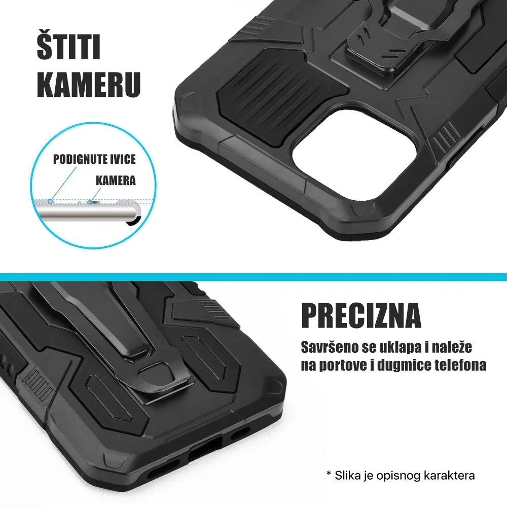 Maska Fight Clip za iPhone 14 Pro 6.1 crna