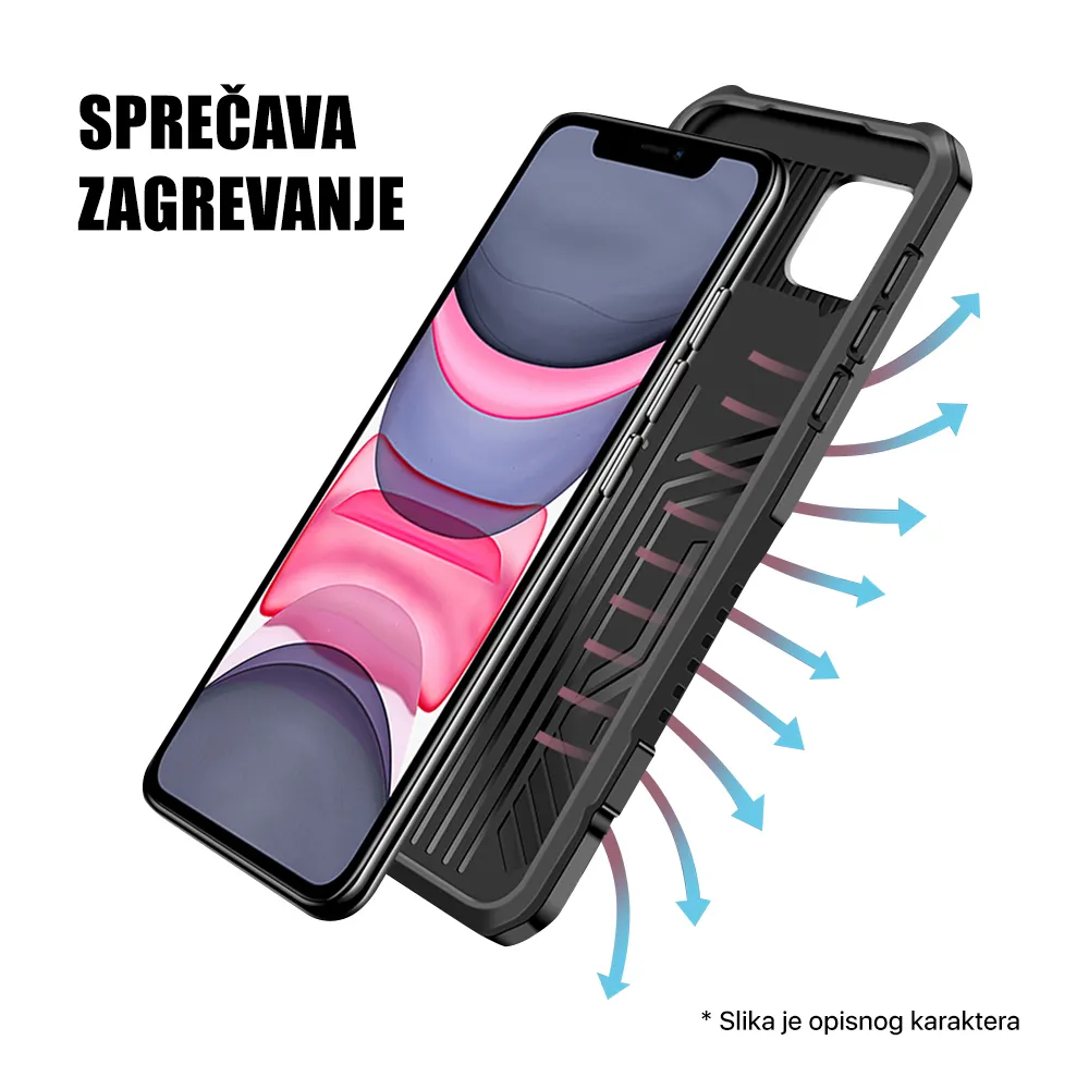 Maska Fight Clip za iPhone 14 Pro Max 6.7 crna