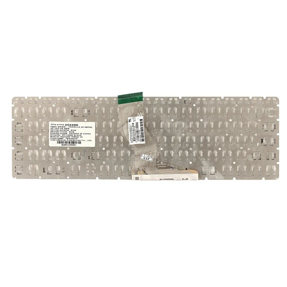 Tastatura za laptop HP 250 G6 bela
