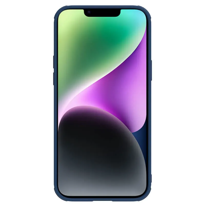 Maska Nillkin CamShield Leather S za iPhone 14 Plus 6.7 plava