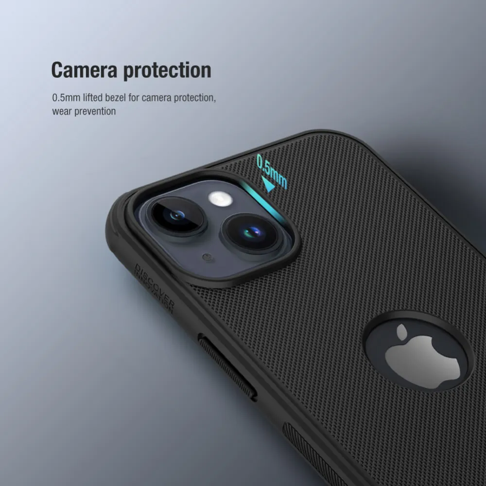 Maska Nillkin Scrub Pro za iPhone 14 6.1 crna (sa otvorom za logo)