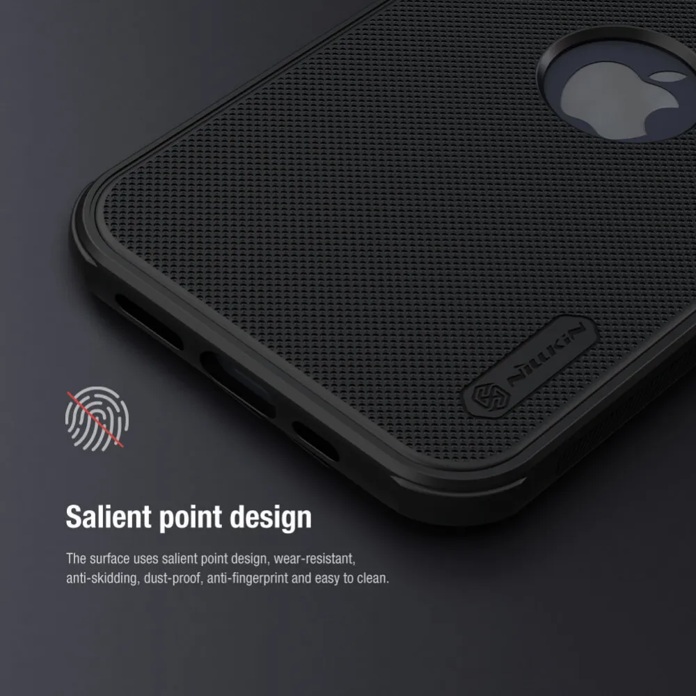 Maska Nillkin Scrub Pro za iPhone 14 6.1 crna (sa otvorom za logo)